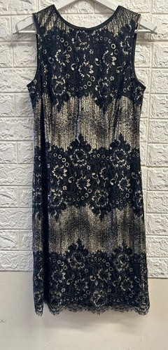 Frank lyman black gold dress - frank,