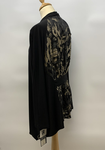 Frank lyman black animal print - lyman,